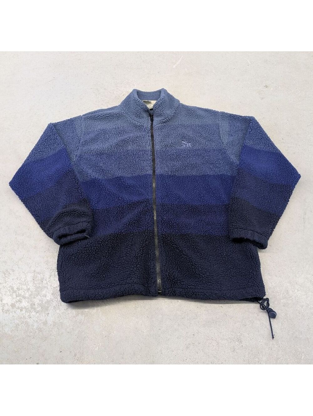 Vintage 90s Northern Reflections Blue Tonal Fleece Sweater